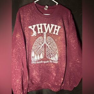 Religious crew neck sweater